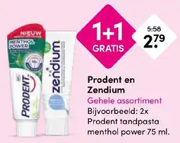 Drogisterij Visser Prodent en Zendium aanbieding