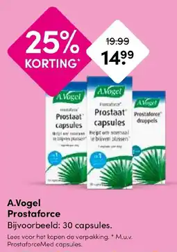 Drogisterij Visser A. Vogel Prostaforce aanbieding