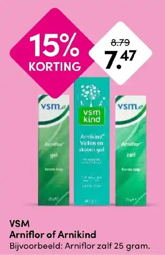 Drogisterij Visser VSM Arniflor of Arnikind aanbieding