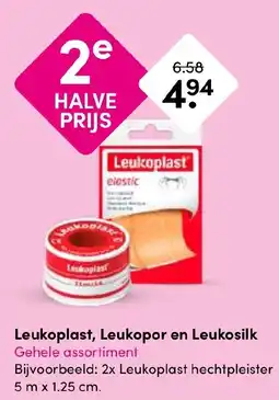 Drogisterij Visser Leukoplast, Leukopor en Leukosilk aanbieding