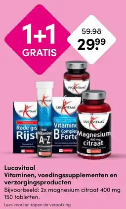 Drogisterij Visser Lucovitaal Vitaminen, voedingssupplementen en verzorgingsproducten aanbieding