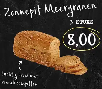 Bakkerij 't Stoepje Zonnepit Meergranen aanbieding