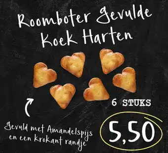 Bakkerij 't Stoepje Roomboter gevulde Koek Harten aanbieding