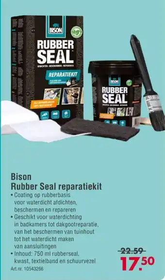 Enorm Bison Rubber Seal reparatiekit aanbieding