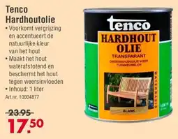 Enorm Tenco Hardhoutolie aanbieding