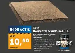 Bouwcenter Celit Houtvezel wandplaat PEFC aanbieding