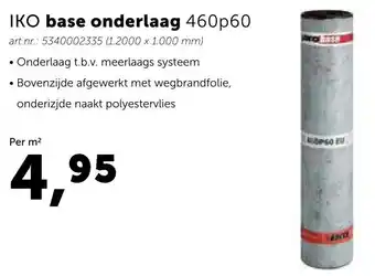 Bouwcenter IKO base onderlaag 460p60 aanbieding