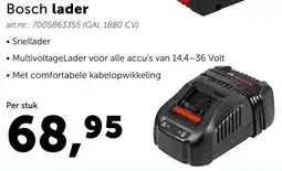 Bouwcenter Bosch lader aanbieding