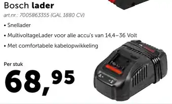 Bouwcenter Bosch lader aanbieding