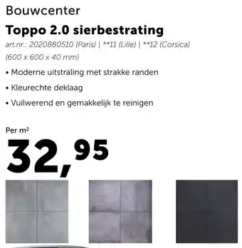 Bouwcenter Bouwcenter Toppo 2.0 sierbestrating aanbieding