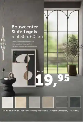 Bouwcenter Bouwcenter Slate tegels aanbieding