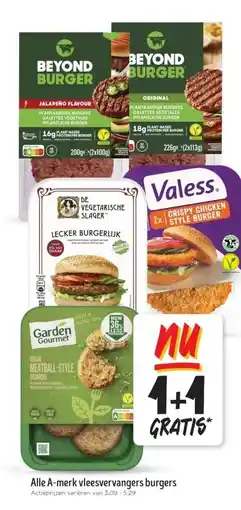 Jumbo Alle A-merk vleesvervangers burgers aanbieding