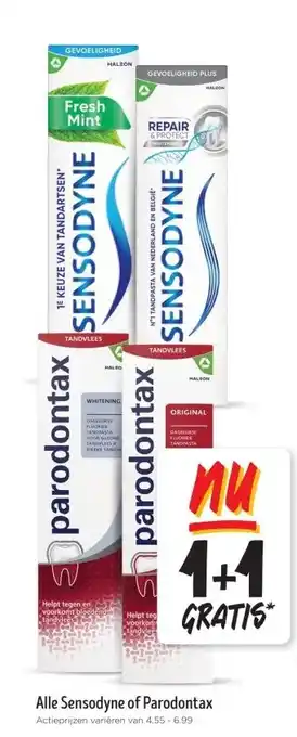 Jumbo Alle Sensodyne of Parodontax aanbieding