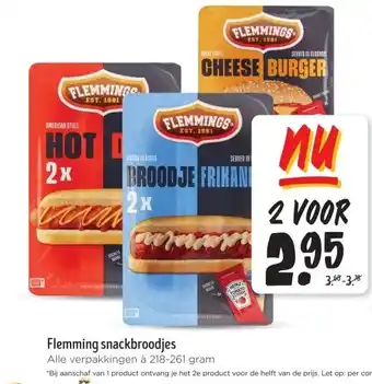 Jumbo Flemming snackbroodjes aanbieding