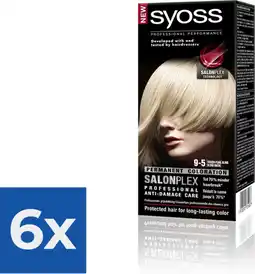 Bol.com SYOSS Color baseline 9-5 Frozen Pearl Blonde - 1 stuk - Voordeelverpakking 6 stuks aanbieding