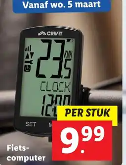 Lidl Fiets computer aanbieding