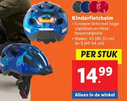 Lidl Kinderfietshelm aanbieding