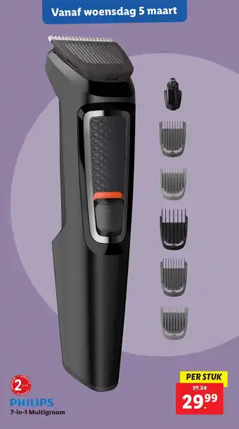 Lidl Philips 7 in 1 Multigroom aanbieding