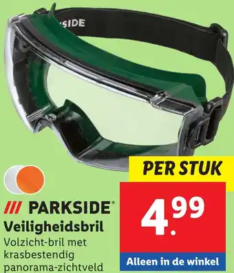 Lidl Veiligheidsbril aanbieding