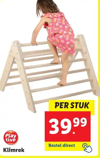 Lidl Klimrek aanbieding