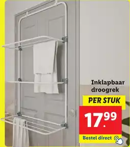 Lidl Inklapbaar droogrek aanbieding