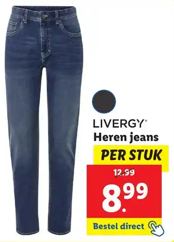 Lidl LIVERGY Heren jeans aanbieding