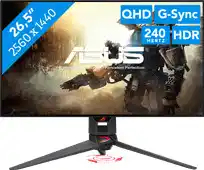 Bol.com ASUS ROG Swift PG27AQDM - QHD OLED Gaming Monitor - 240hz - IPS - 27 inch aanbieding