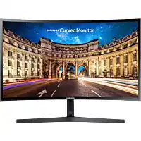 Bol.com Samsung S24c366eau 24´´ Fhd Va Led 75hz Gebogen Monitor Transparant aanbieding