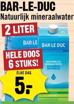 Dirck 3 BAR-LE-DUC Natuurlijk mineraalwater aanbieding