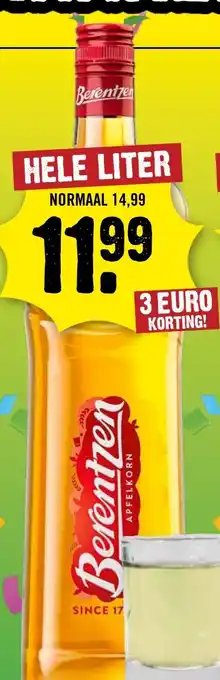 Dirck 3 Berentzen aanbieding