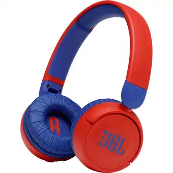 Bol.com JBL JR310BT Kids - Draadloze on-ear koptelefoon - Rood/Blauw aanbieding