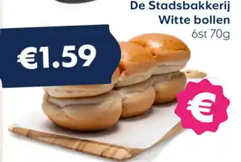 Flink De Stadsbakkerij Witte bollen 6st aanbieding