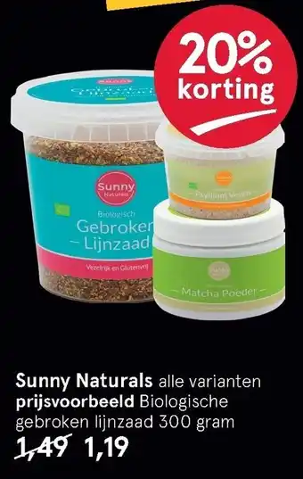 Etos Sunny Naturals 300g aanbieding