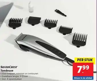 Lidl Silvercrest Tondeuse aanbieding