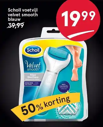 Etos Scholl voetvijl velvet smooth blauw aanbieding