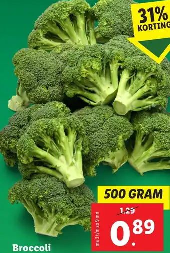 Lidl Broccoli aanbieding