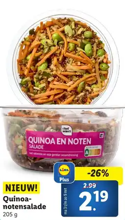 Lidl Quinoa notensalade aanbieding