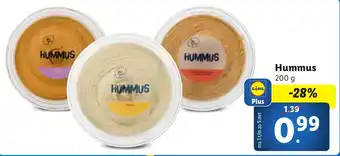 Lidl Hummus aanbieding