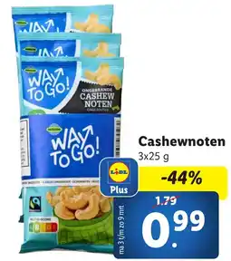 Lidl Cashewnoten aanbieding