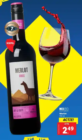 Lidl Merlot aanbieding