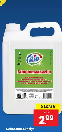 Lidl Schoonmaakazijn aanbieding