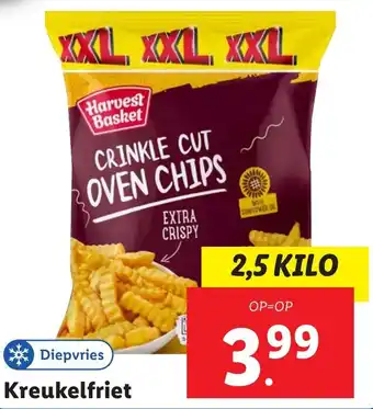 Lidl Diepvries Kreukelfriet aanbieding