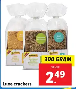 Lidl Luxe crackers aanbieding