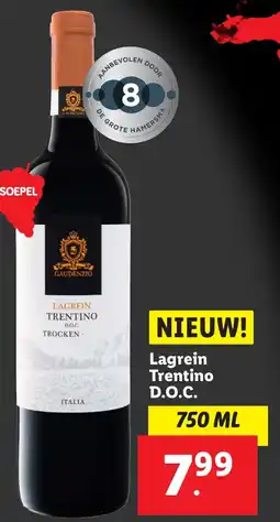 Lidl Lagrein Trentino D.O.C. aanbieding