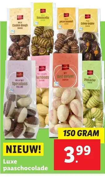 Lidl Luxe paaschocolade aanbieding