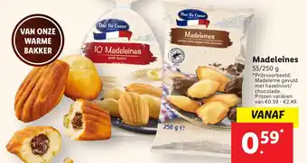 Lidl Madeleines aanbieding