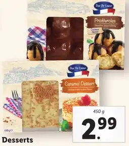 Lidl Desserts aanbieding