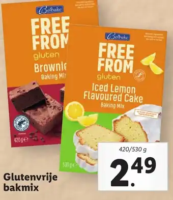 Lidl Glutenvrije bakmix aanbieding