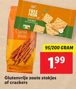 Lidl Glutenvrije zoute stokjes aanbieding