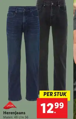 Lidl Herenjeans aanbieding